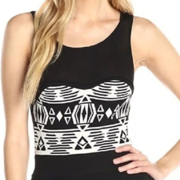 Sam Edelman PERRY Dress Tribal Print Fit & Flare NEW - Picture 5 of 10